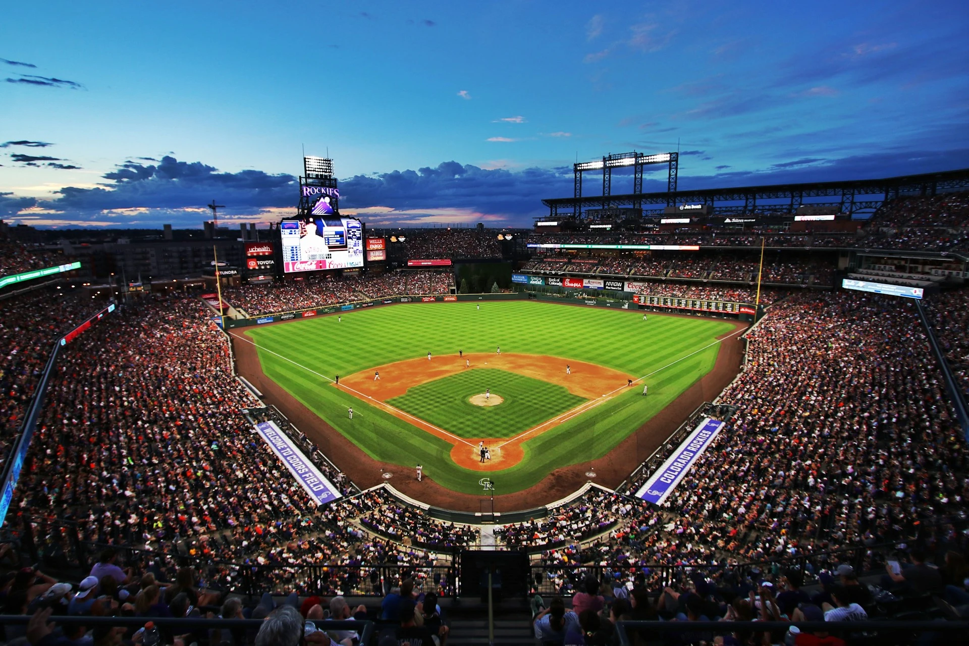 Stade de baseball aux Etats-Unis