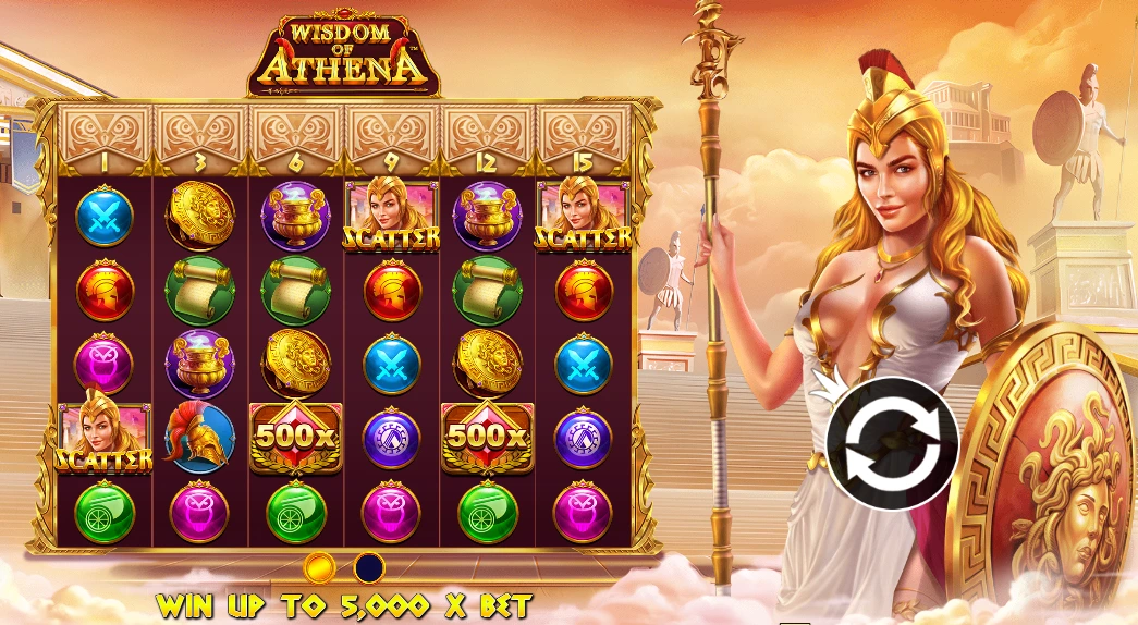 Machine à sous de mythologie grecque Wisdom of Athena