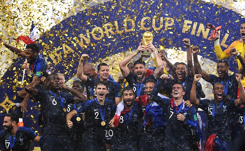 France champion of the Football World Cup Russia 2018